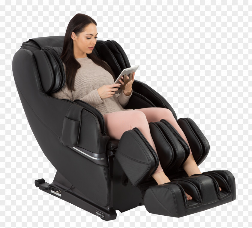 Belt Massage Recliner Chair Footstool Table PNG