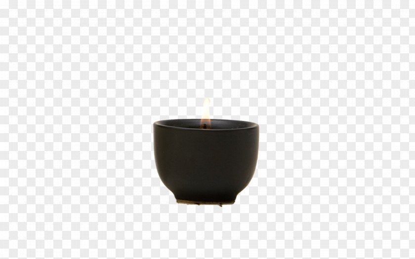 Burning Candles Brown Cup PNG