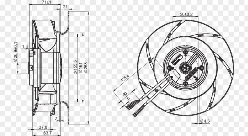 Centrifugal Fan Door Handle Car Line Art Sketch PNG