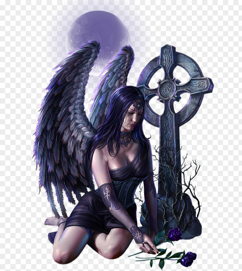 Angel Fallen Goth Subculture Fairy Devil PNG