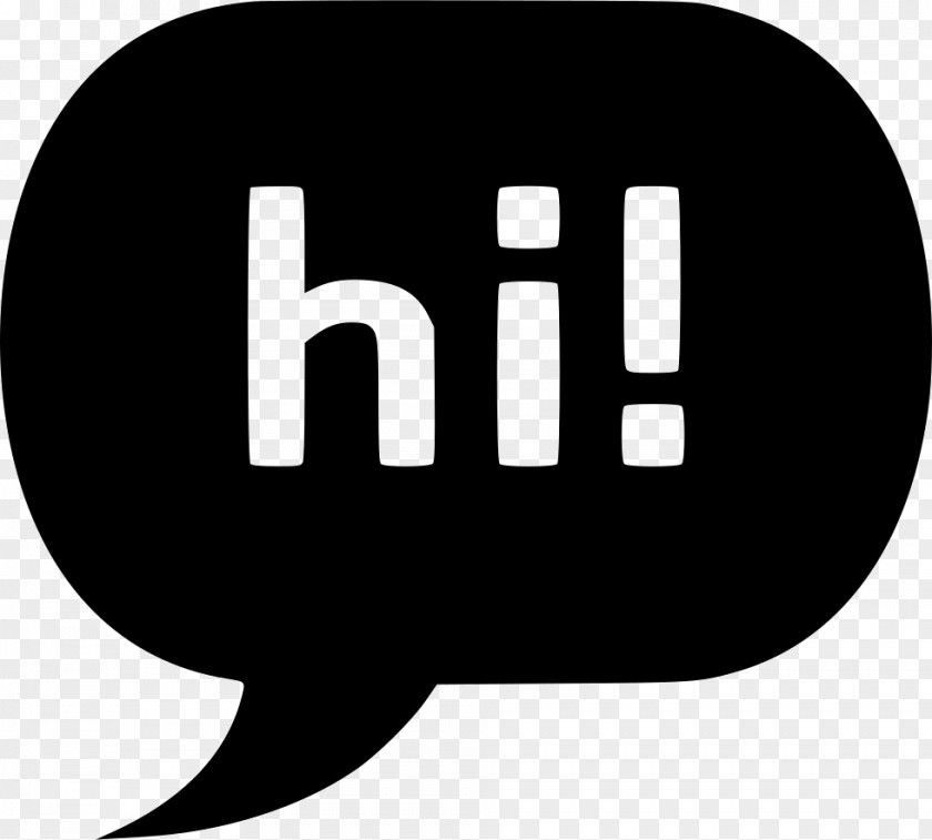 Internet Relay Chat Hi Bubble Online PNG