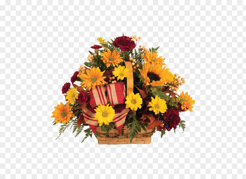 Sunflower Leaf Cut Flowers Floristry Yellow Floral Design PNG