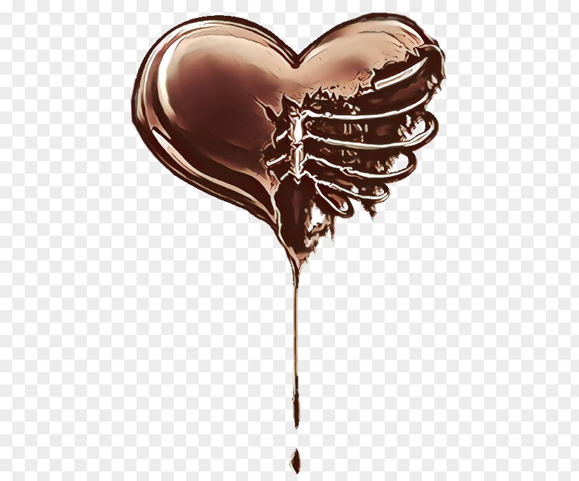 Liquid Metal Love Background Heart PNG