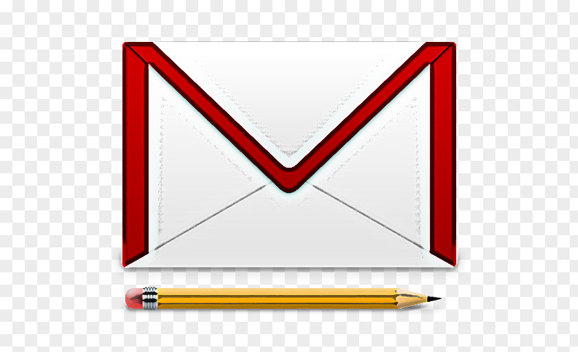 Paper Mail Line Triangle PNG