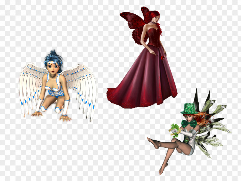 Three Beautiful Women Fairy Clip Art PNG