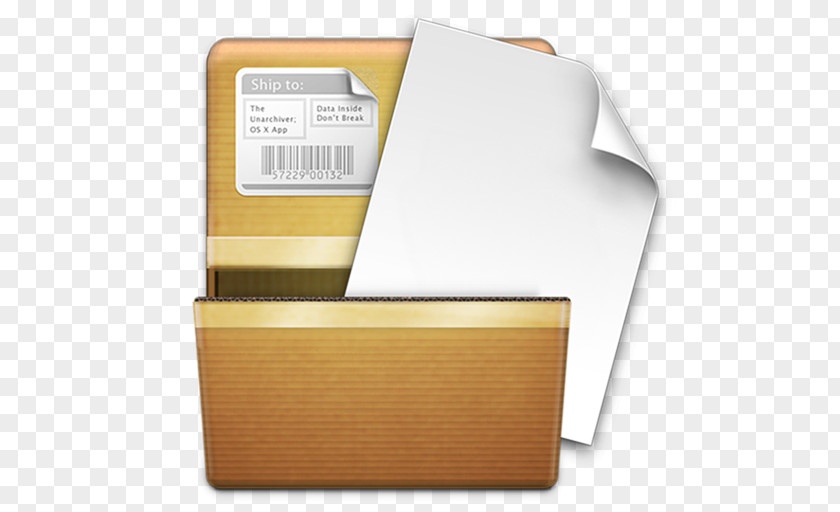 Apple The Unarchiver MacOS App Store Archive File PNG
