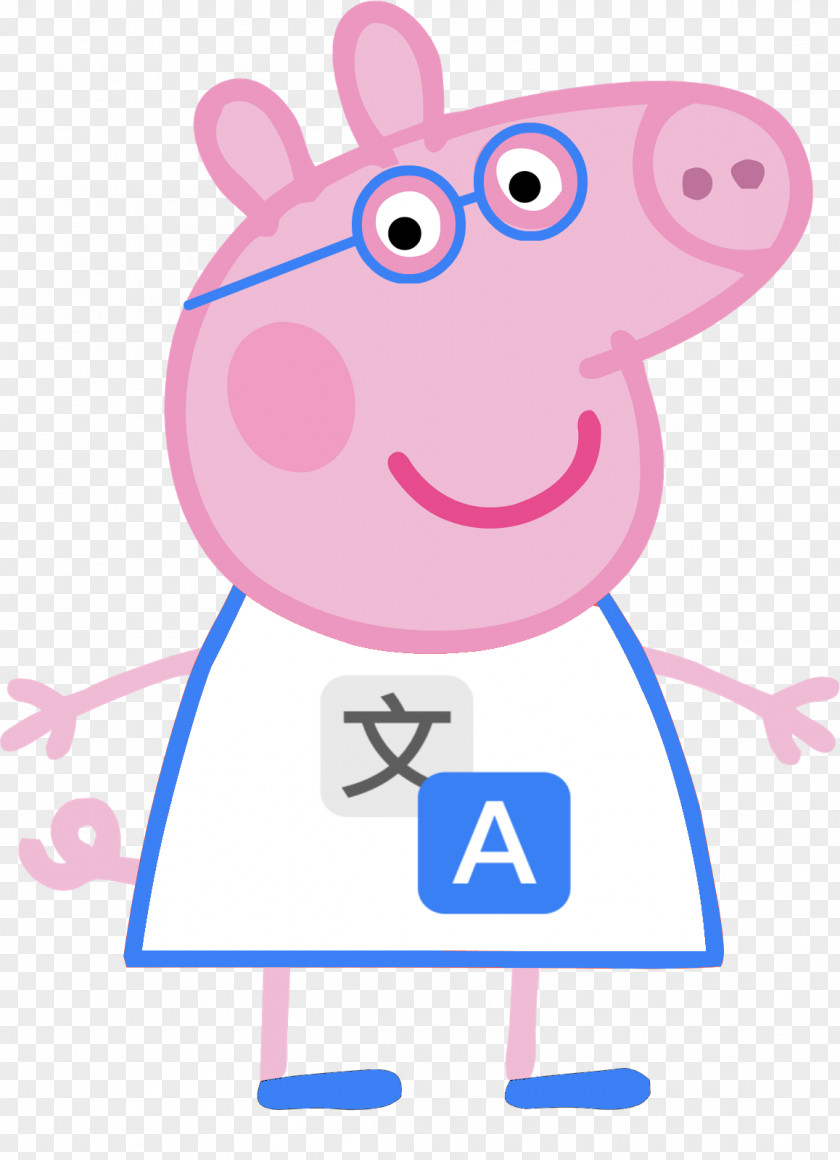 PEPPA PIG Daddy Pig Animated Cartoon PNG