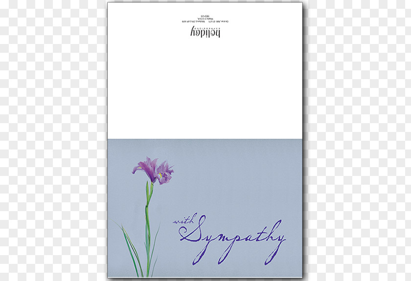 Sympathy Card Family Violet PNG