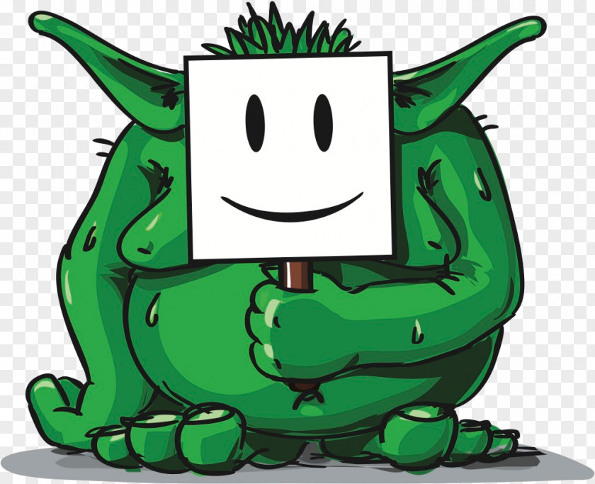 Troll Internet Vector Graphics Illustration Image Green PNG