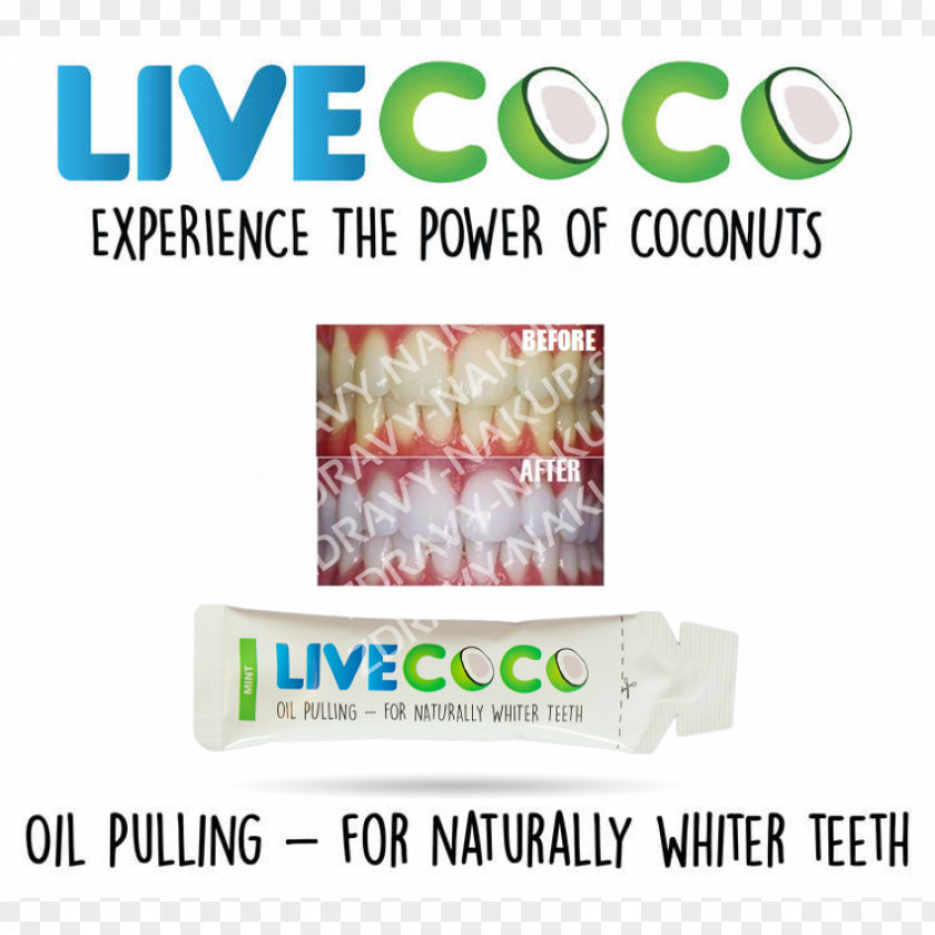 100 Natural Coconut Oil Pulling Tooth Whitening PNG