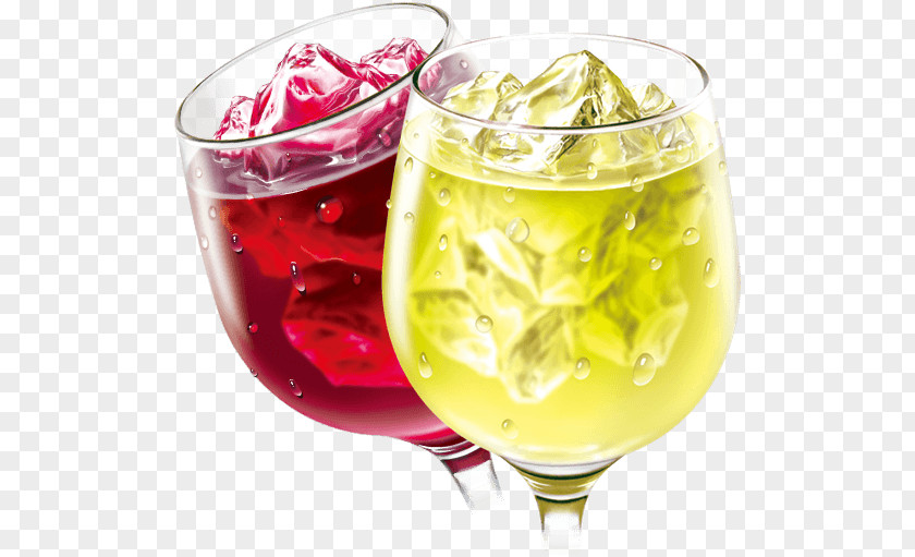Ice Glass Wine Cocktail Spritzer Garnish PNG