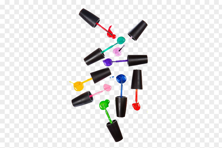 Multicolor Nail Polish Gel Nails Art Manicure PNG