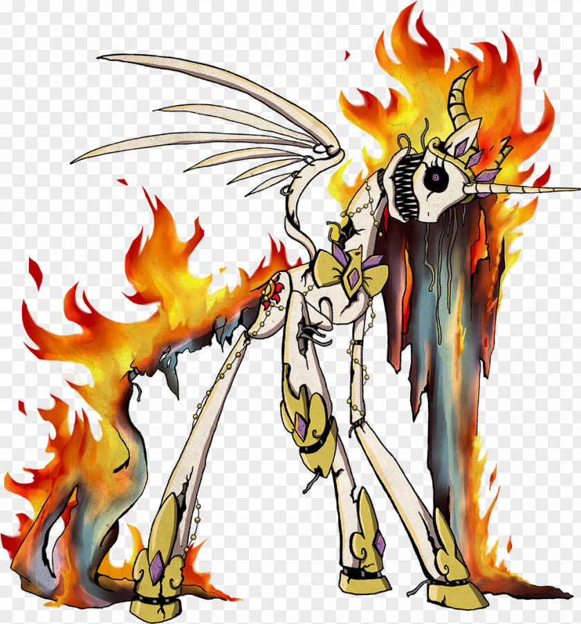 Scary Fluttershy Pony Princess Celestia Rainbow Dash Rarity Animatronics PNG