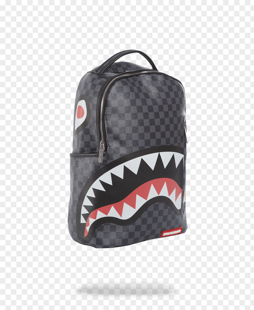 Backpack Shark Zipper Bag Leather PNG