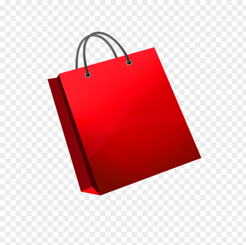 Red Bags Reusable Shopping Bag Environmental Protection PNG