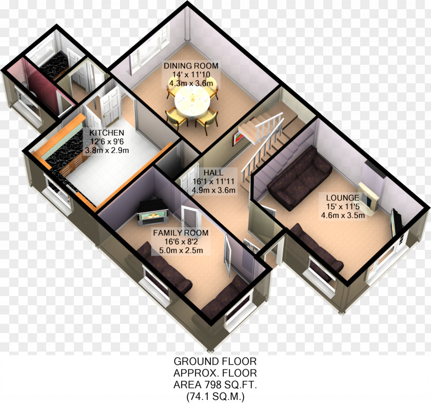 Window Knighton, Leicester Floor Plan Knighton Road PNG