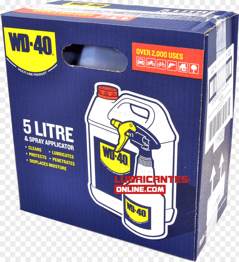 Bottle WD-40 Aerosol Spray Packaging And Labeling Lubricant PNG