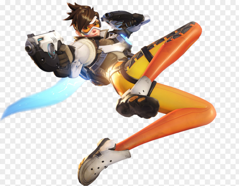 Characters Of Overwatch Mei Tracer PNG of Tracer, overwatch, character clipart PNG