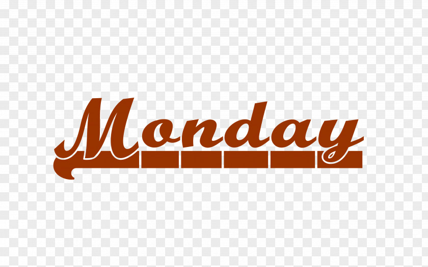 Monday Font. PNG