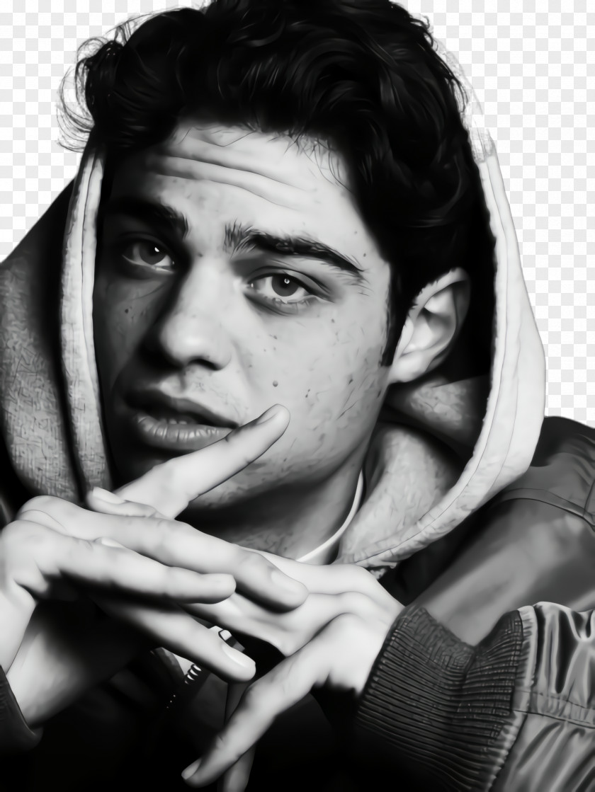 Monochrome Photography Cheek Noah Centineo PNG