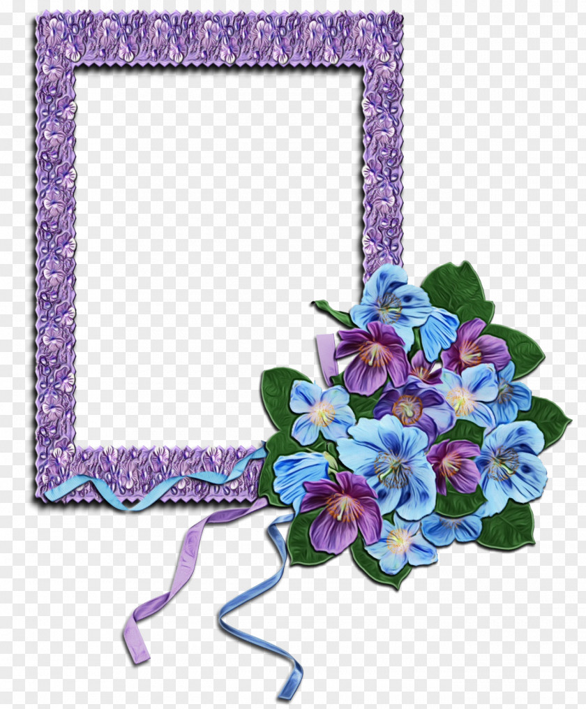 Morning Glory Cornales Picture Frame PNG