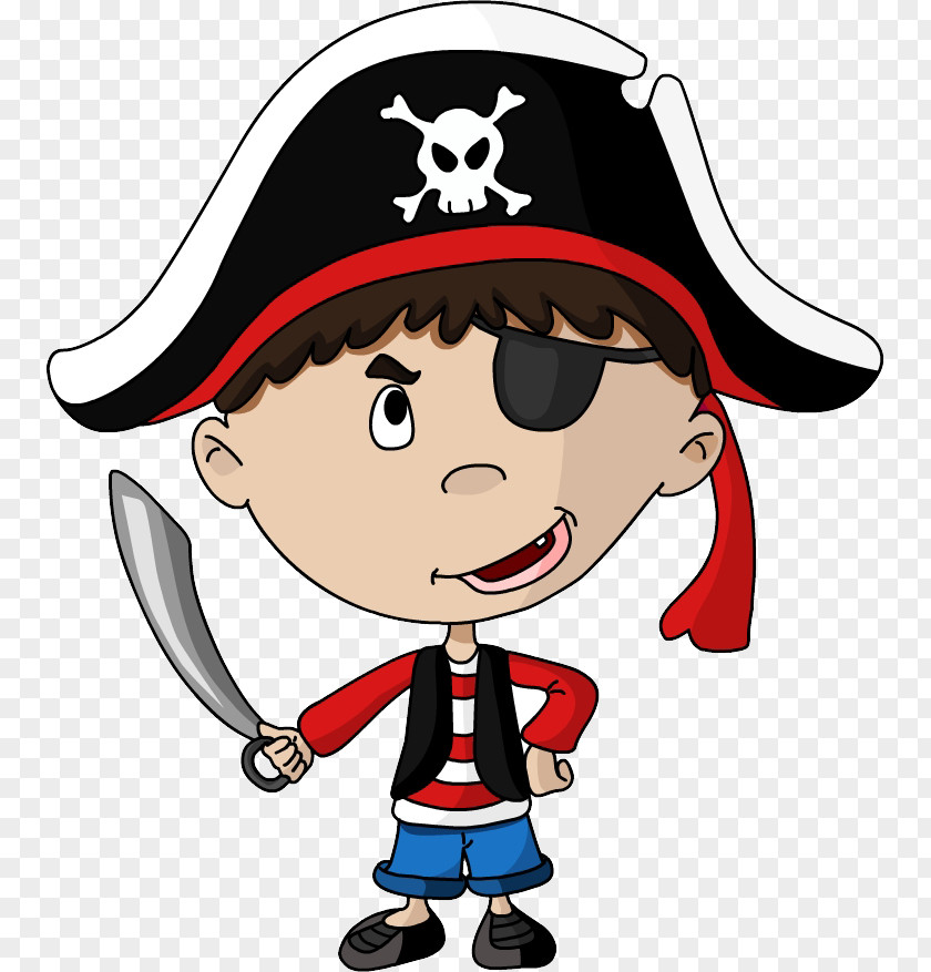 Pirate Piracy Child Boy Cartoon PNG