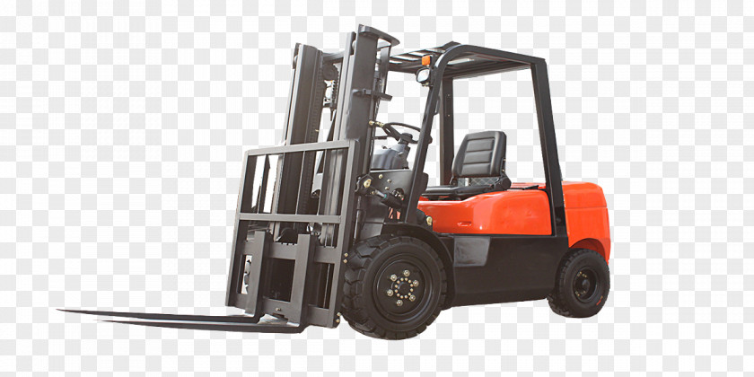 Tractor Forklift Diesel Fuel Skid-steer Loader Machine PNG