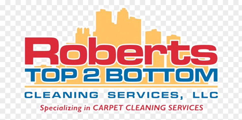 Cleaning Logo Roberts Top 2 Bottom Services LLC Carpet Commercial PNG