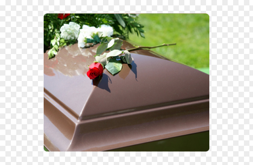 Funeral Coffin Death Burial Floral Design PNG