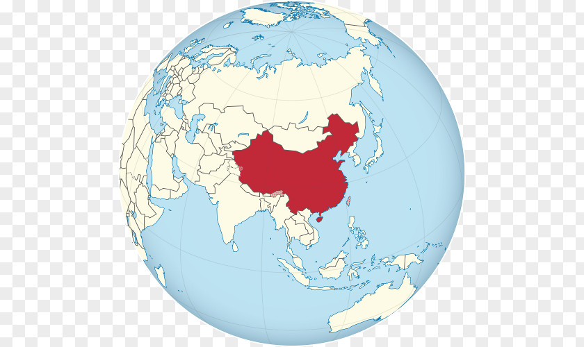 Globe China World Earth Map PNG