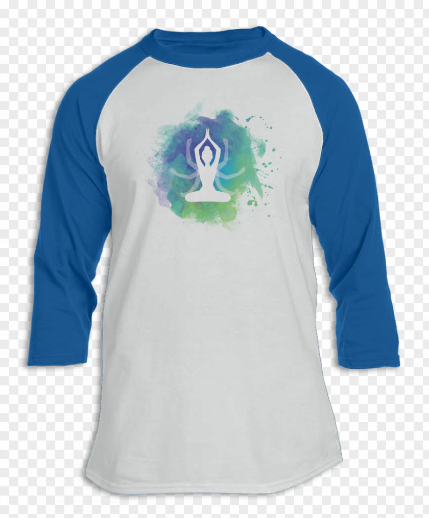 Watercolor Yoga Figure T-shirt Sleeve Clothing Bluza PNG