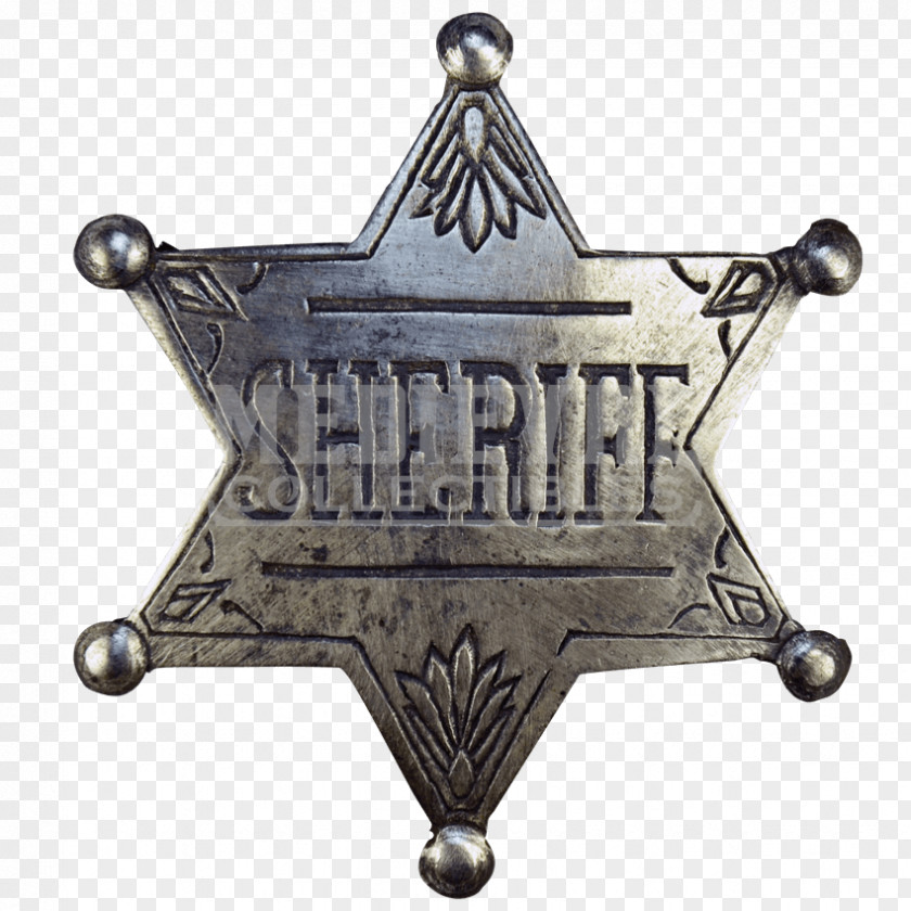 Wild West Badge Sheriff Cowboy Police American Frontier PNG
