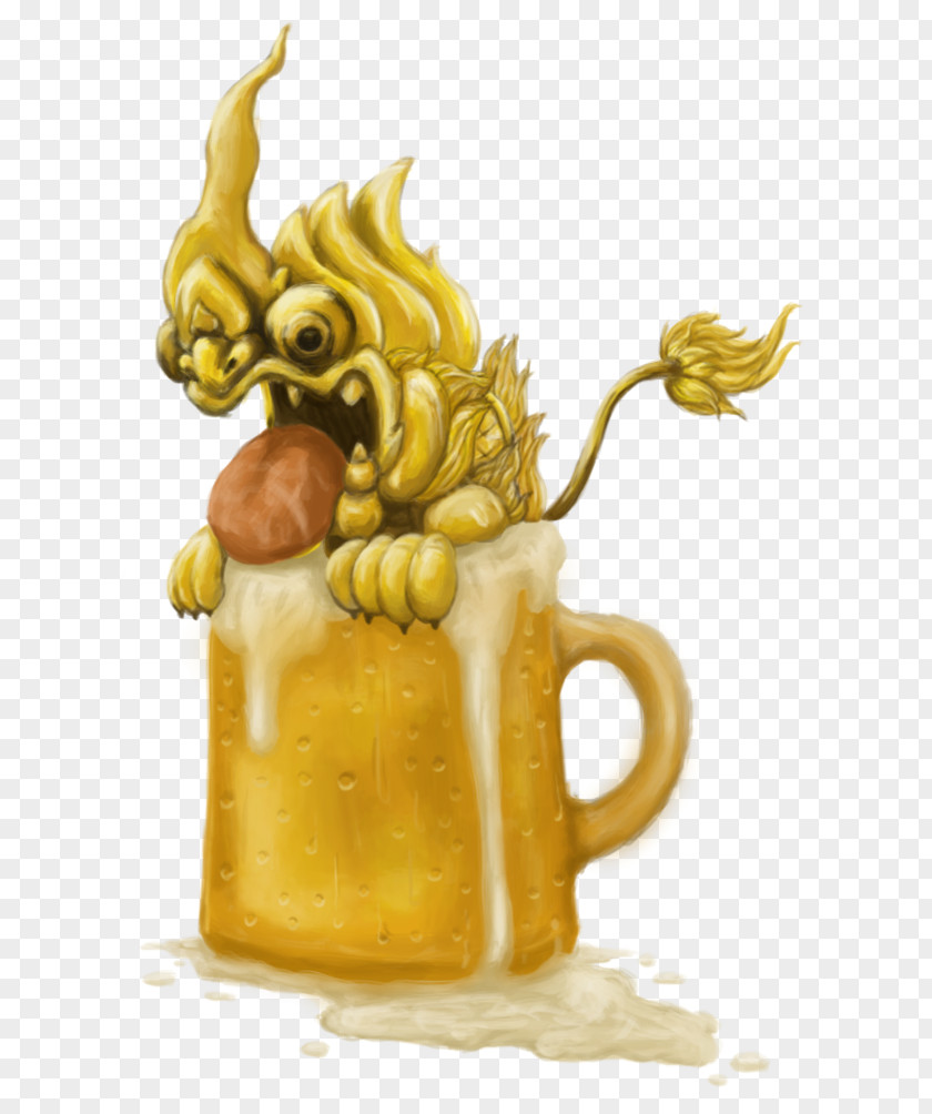Beer Sketch Figurine Legendary Creature PNG