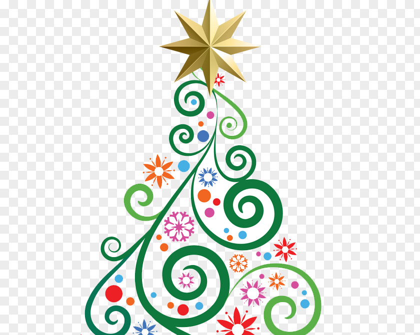 Christmas Tree Day Vector Graphics Santa Claus Illustration PNG
