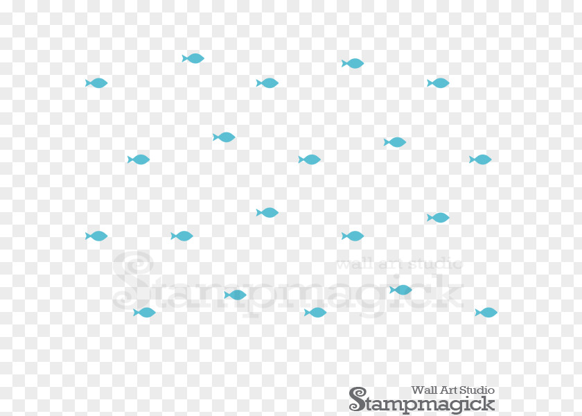 Fish Pattern Product Design Line Turquoise Point Font PNG