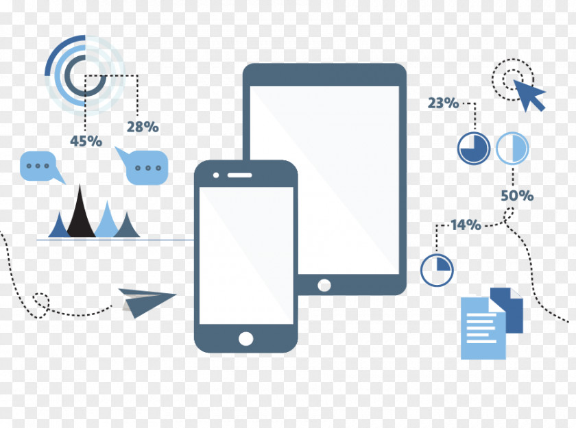 Mobile Ads Advertising Phones Target Market PNG