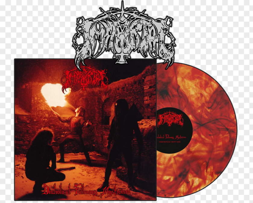 Now Diabolical Fullmoon Mysticism Immortal LP Record Battles In The North Black Metal PNG