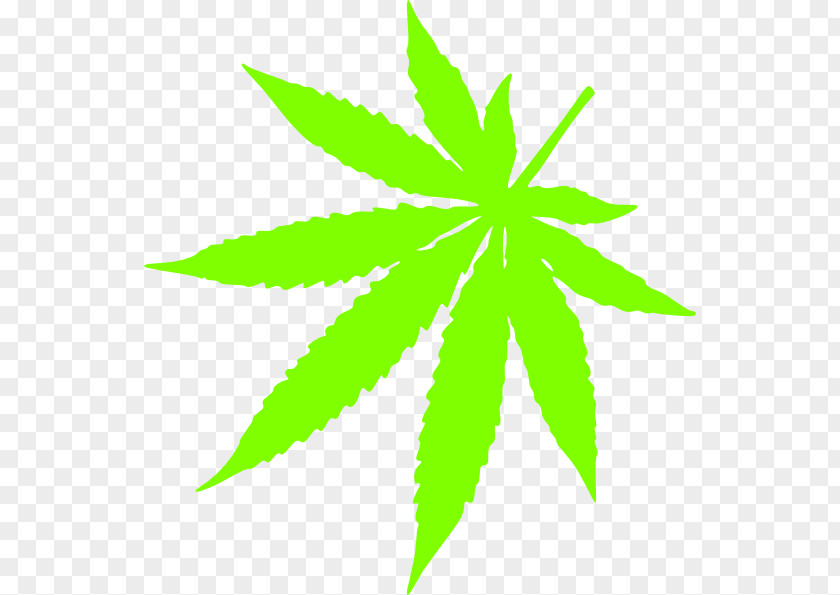 Pot Leaf Cannabis Clip Art PNG