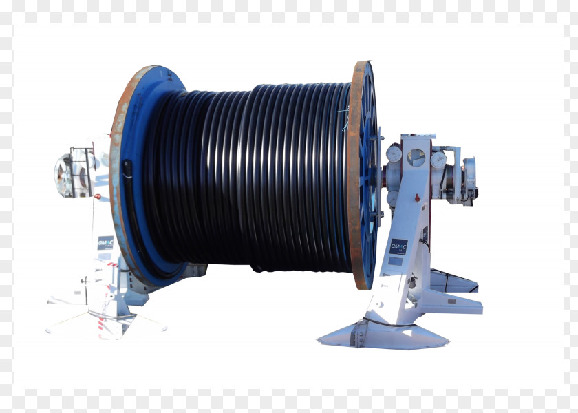 Power Cable Reel Hamownik Rope Glass Fiber Hydraulics Overhead Line PNG