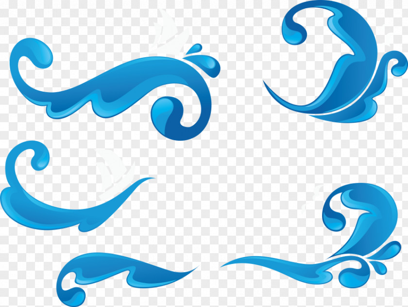 Waves And Sailboat Vector Wind Wave Clip Art PNG