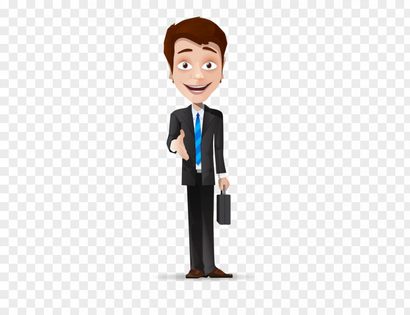 Wearing A Suit Of Cartoon People Digital Marketing Organization Senior Management Sales PNG