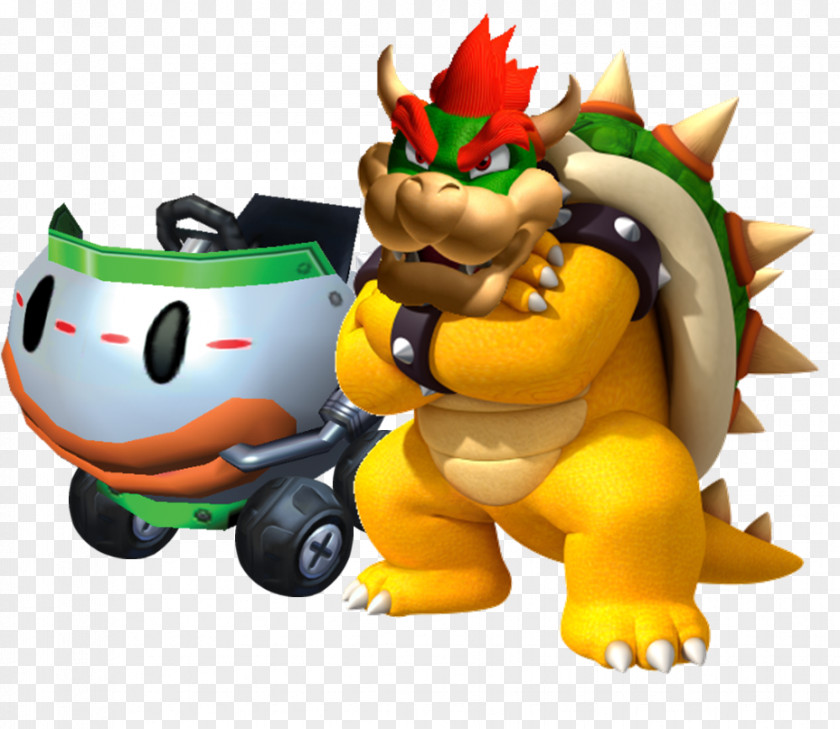 Bowser Mario Bros. New Super Bros Kart Wii PNG