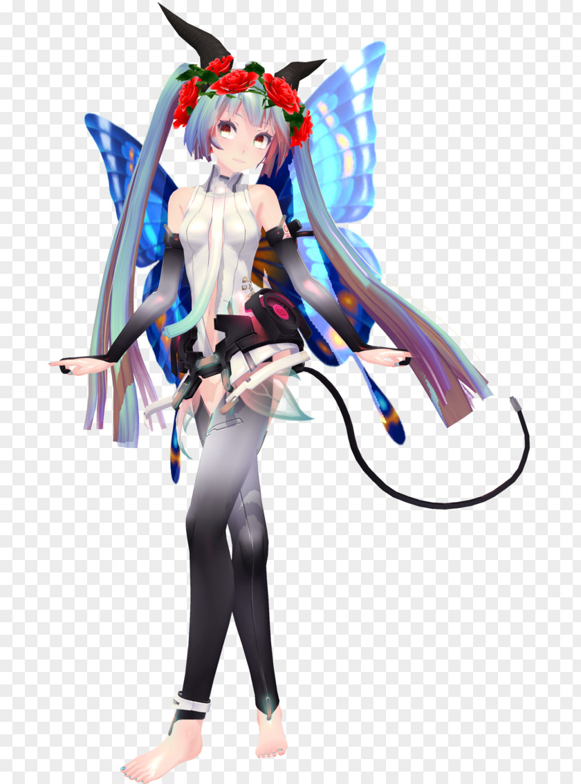 Hatsune Miku Demon MikuMikuDance Angel Fairy PNG