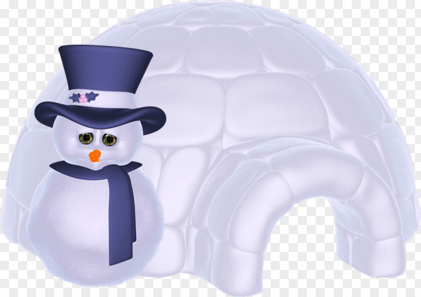 Igloo Snowman Christmas Clip Art PNG