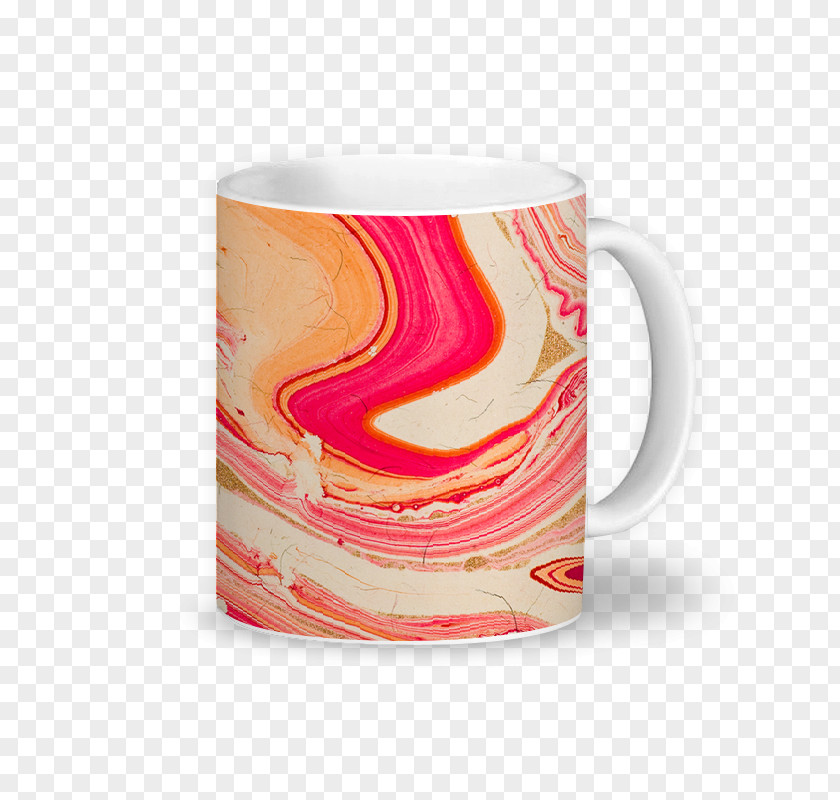 Mug Coffee Cup Paper Marbling PNG