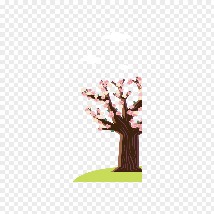 Peach Blossom Spring Baiyun PNG