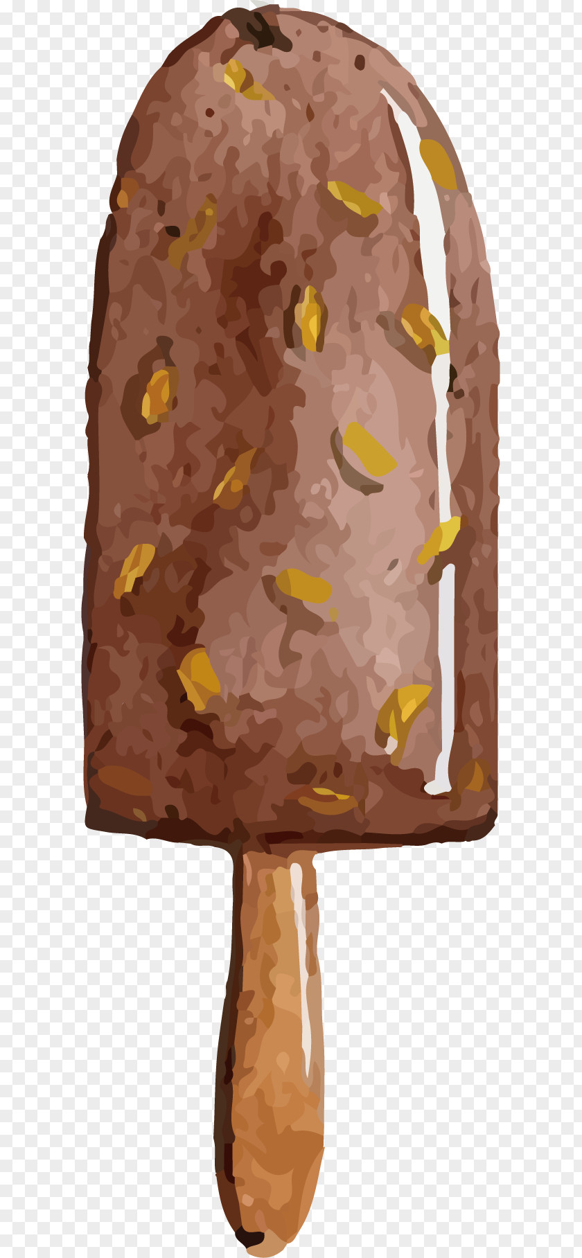 Vector Hand-painted Chocolate Popsicle Ice Cream Cone Pop PNG