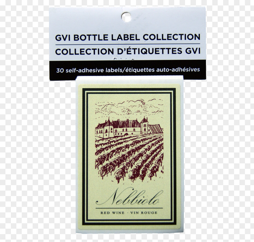 Wine Paper Nebbiolo Label PNG