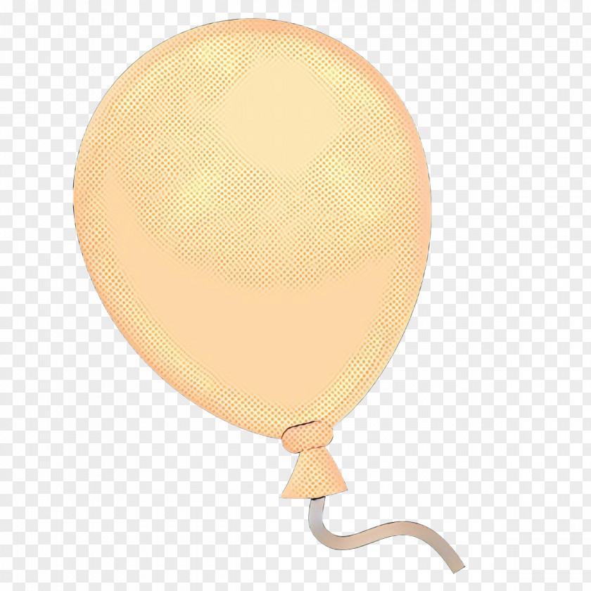 Beige Balloon Orange PNG