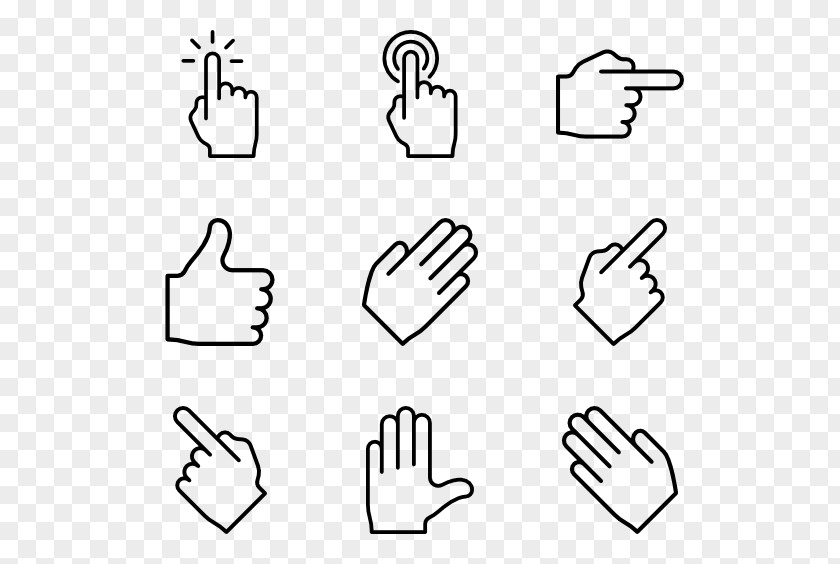 Hand Gesture Symbol Finger PNG